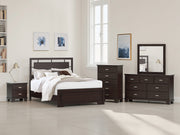 Sam's Furniture - Ashley Furniture - Covetown Bedroom - Queen Panel Bed / Dark Brown - B441B6