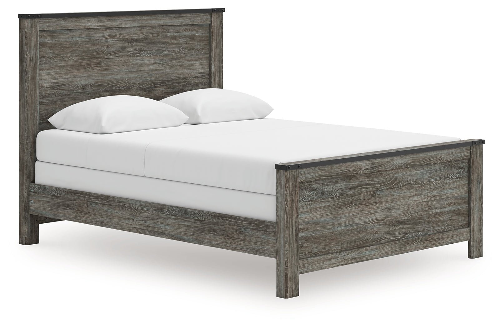 Sam's Furniture - Ashley Furniture - Frandern Bedroom - Queen Panel Bed / Black/Gray - B4480B21