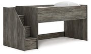 Sam's Furniture - Ashley Furniture - Frandern Bedroom - Twin Loft Bed / Gray - B4480B12