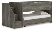 Sam's Furniture - Ashley Furniture - Frandern Bedroom - Twin over Twin Loft Bed / Gray - B4480B13