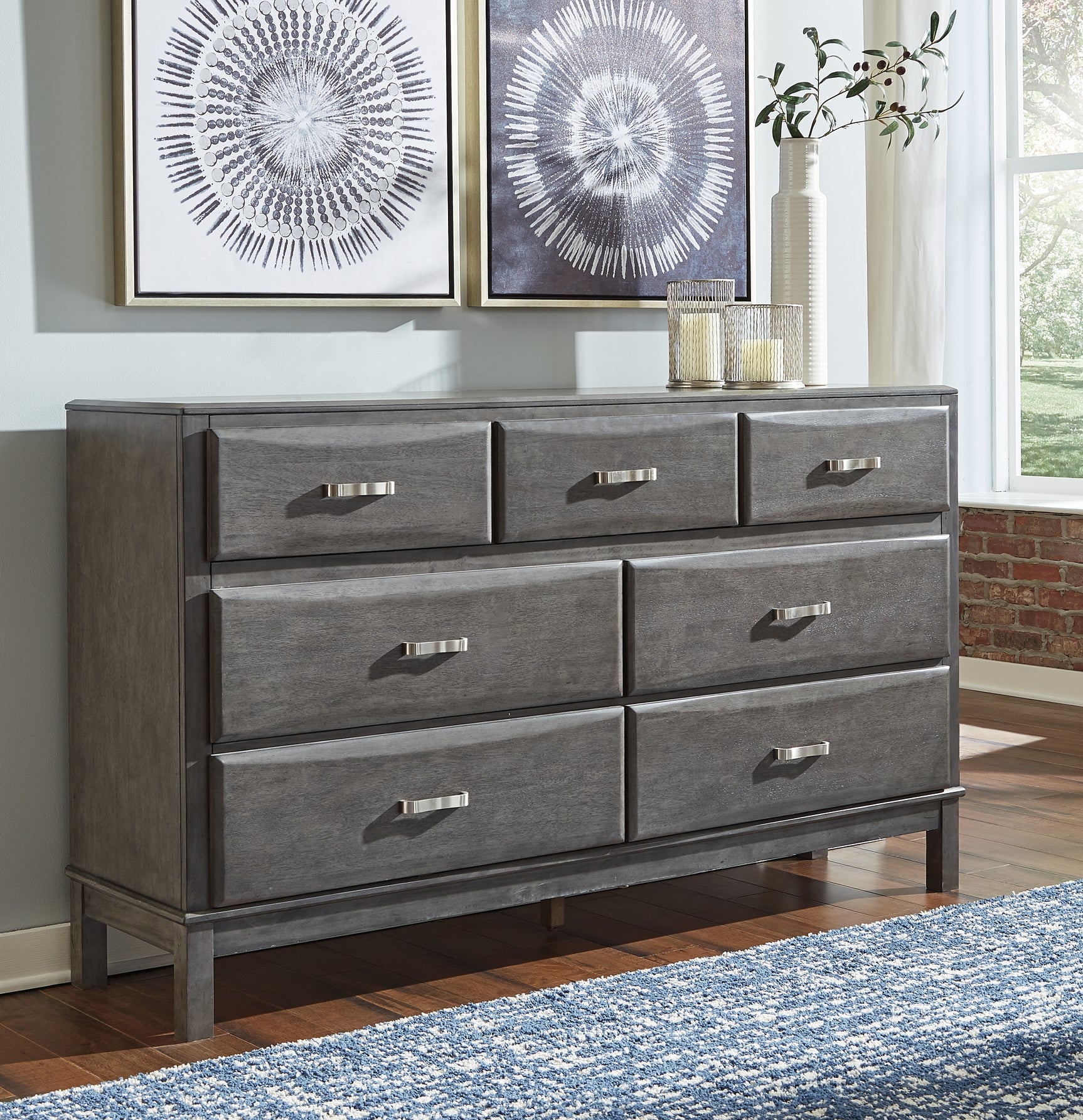 Sam's Furniture - Ashley Furniture - Caitbrook Bedroom - Dresser / Gray - B476-31