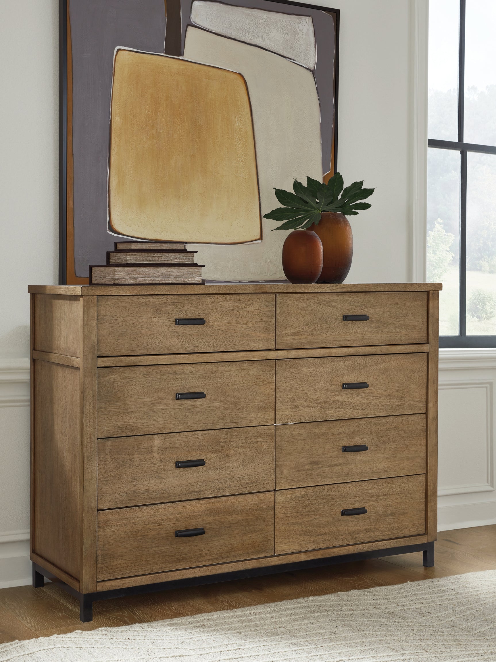 Sam's Furniture - Ashley Furniture - Tomtyn Bedroom - Dresser / Light Brown - B622-31