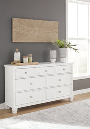 Sam's Furniture - Ashley Furniture - Fortman Bedroom - Dresser / White - B680-31