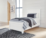 Sam's Furniture - Ashley Furniture - Fortman Bedroom - Twin Panel Bed / White - B680B6
