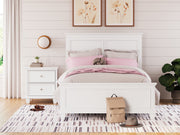 Sam's Furniture - Ashley Furniture - Fortman Bedroom - Full Panel Bed / White - B680B8