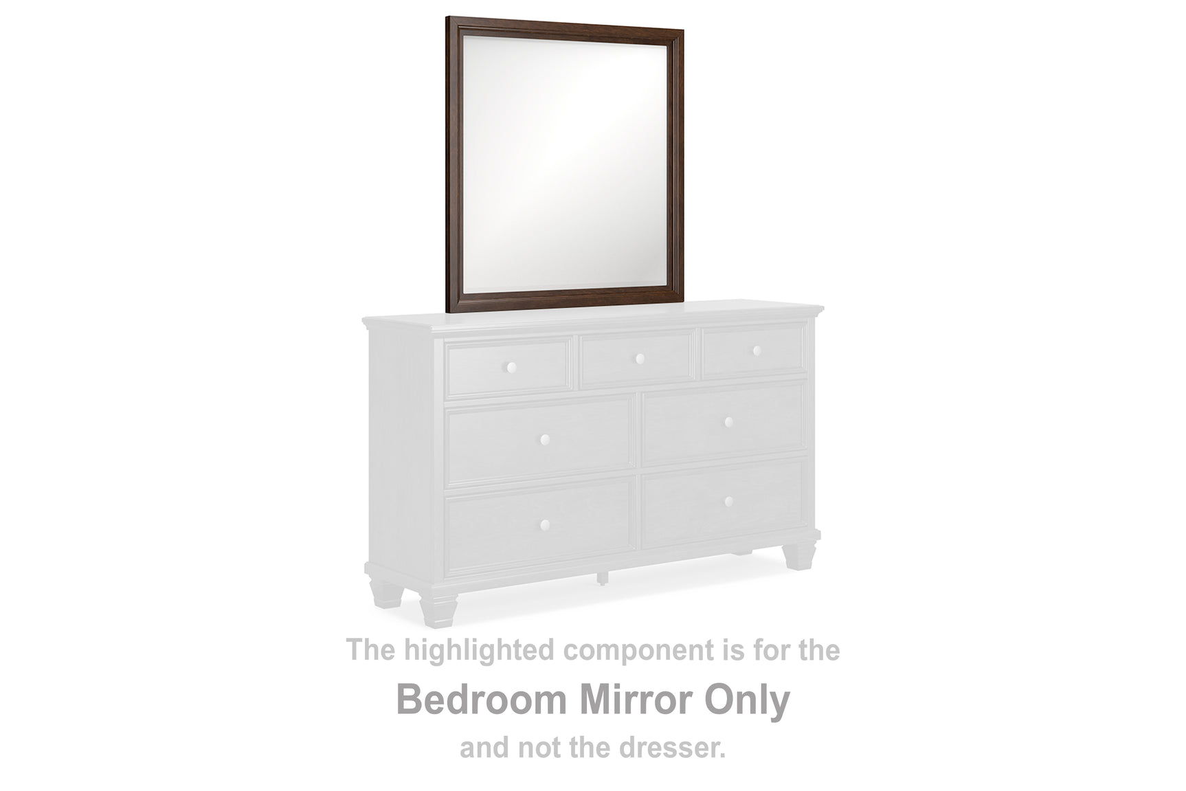 Sam's Furniture - Ashley Furniture - Danabrin Bedroom - Bedroom Mirror / Brown - B685-36
