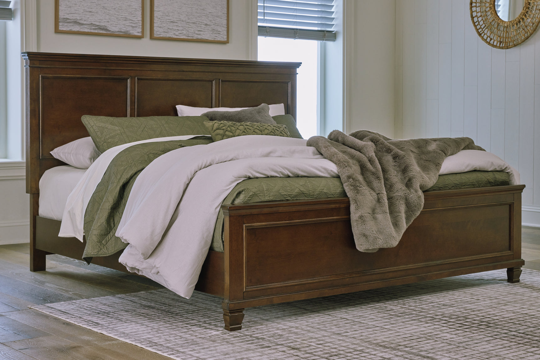 Sam's Furniture - Ashley Furniture - Danabrin Bedroom - California King Panel Bed / Brown - B685B5