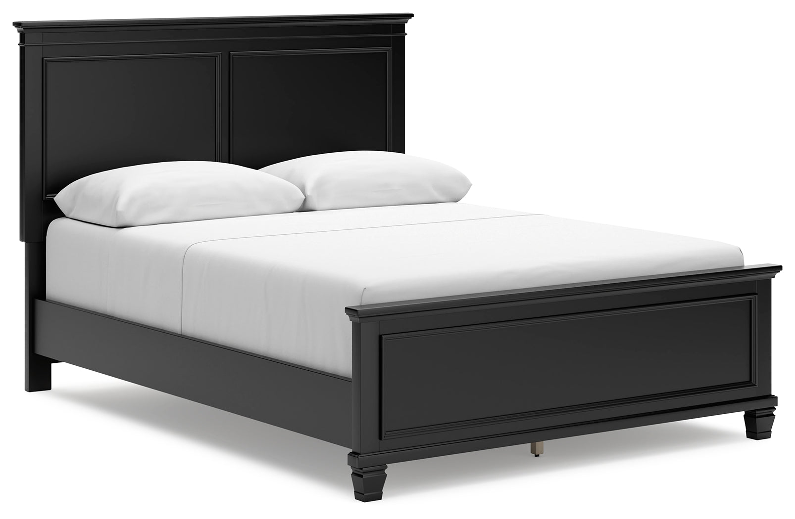 Sam's Furniture - Ashley Furniture - Lanolee Bedroom - Queen Panel Bed / Black - B687B6