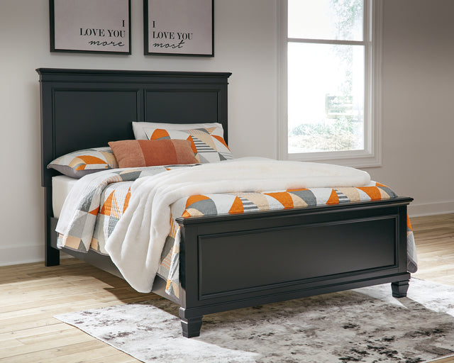 Sam's Furniture - Ashley Furniture - Lanolee Bedroom - California King Panel Storage Bed / Black - B687B20