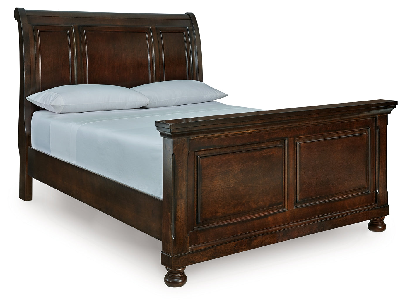 Sam's Furniture - Ashley Furniture - Porter Bedroom - Queen Sleigh Bed / Rustic Brown - B697B48