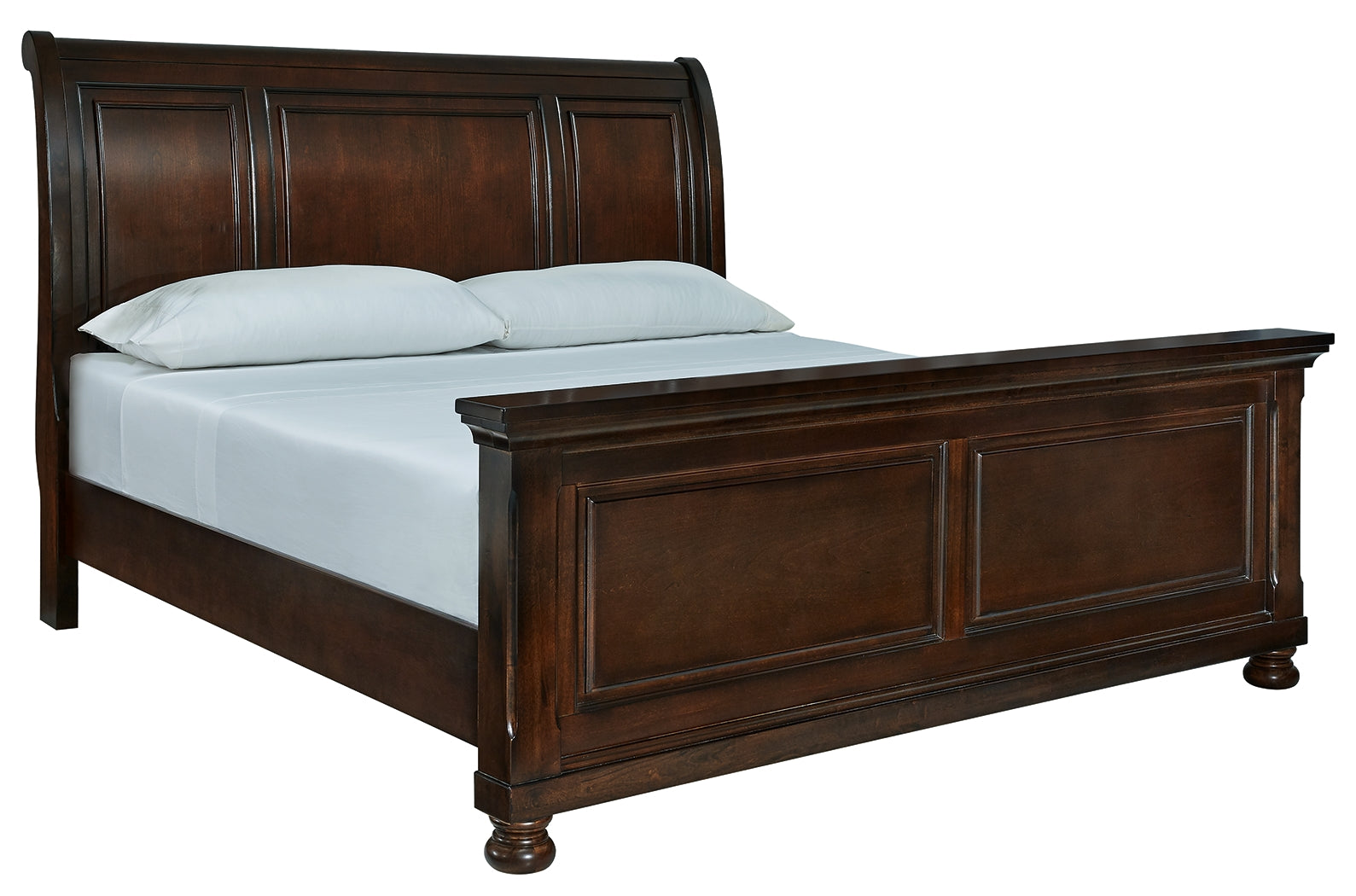 Sam's Furniture - Ashley Furniture - Porter Bedroom - California King Sleigh Bed / Rustic Brown - B697B50