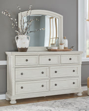 Sam's Furniture - Ashley Furniture - Robbinsdale Bedroom - Dresser and Mirror / Antique White - B742B1