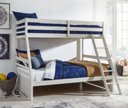 Sam's Furniture - Ashley Furniture - Robbinsdale Bedroom - Twin over Full Bunk Bed / Antique White - B742B17