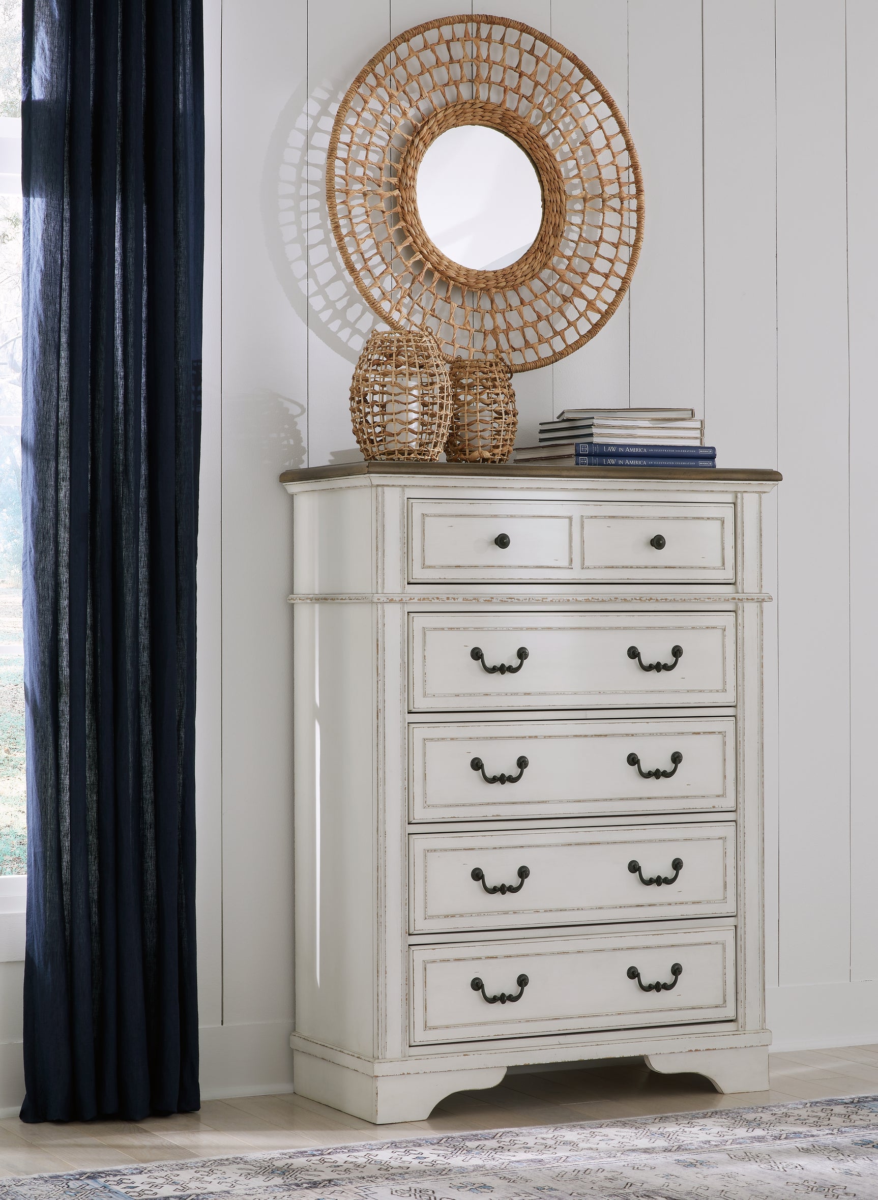 Sam's Furniture - Ashley Furniture - Blendon Bedroom - Five Drawer Chest / Two-tone - B747-46