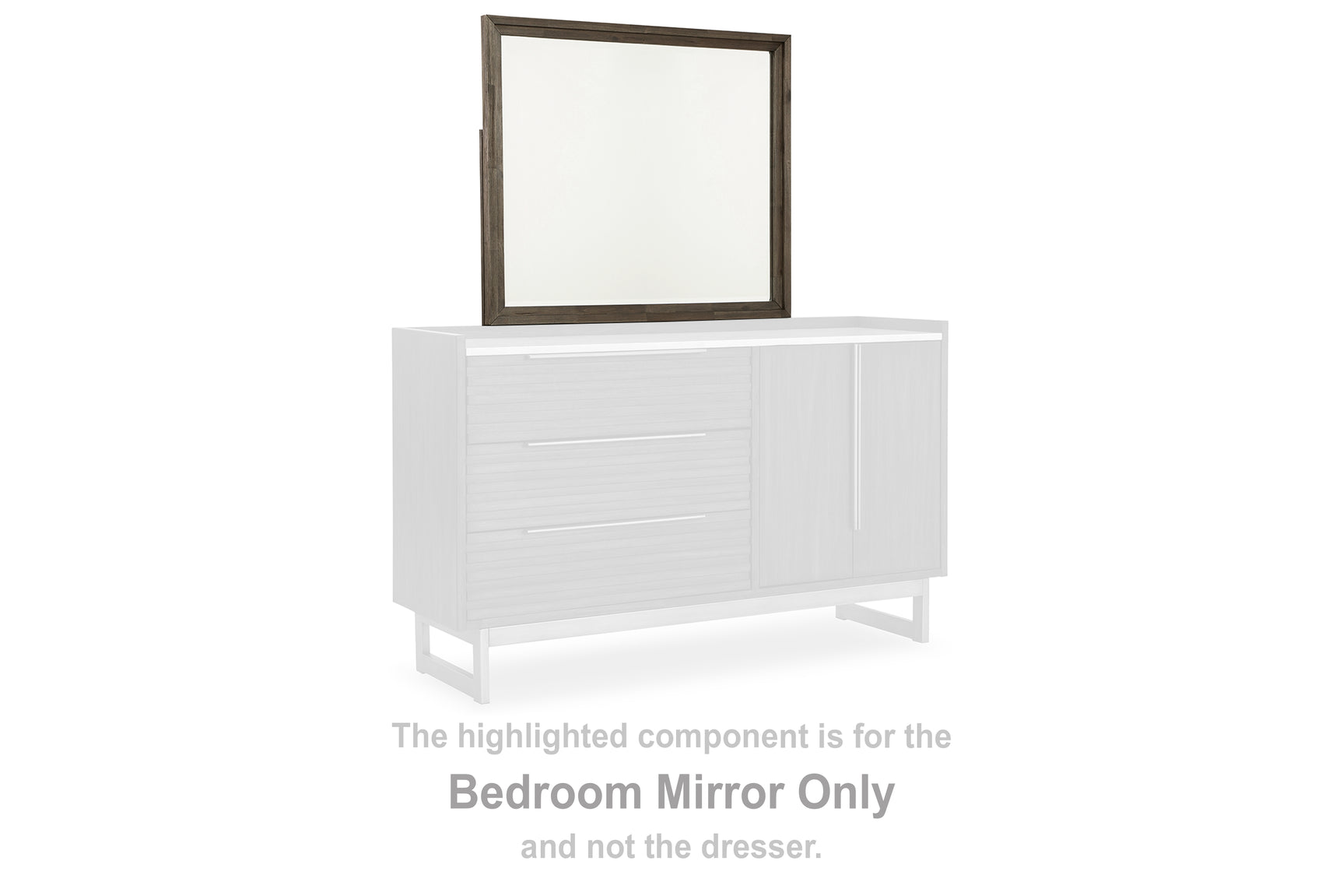 Sam's Furniture - Ashley Furniture - Arkenton Bedroom - Bedroom Mirror / Grayish Brown - B786-36
