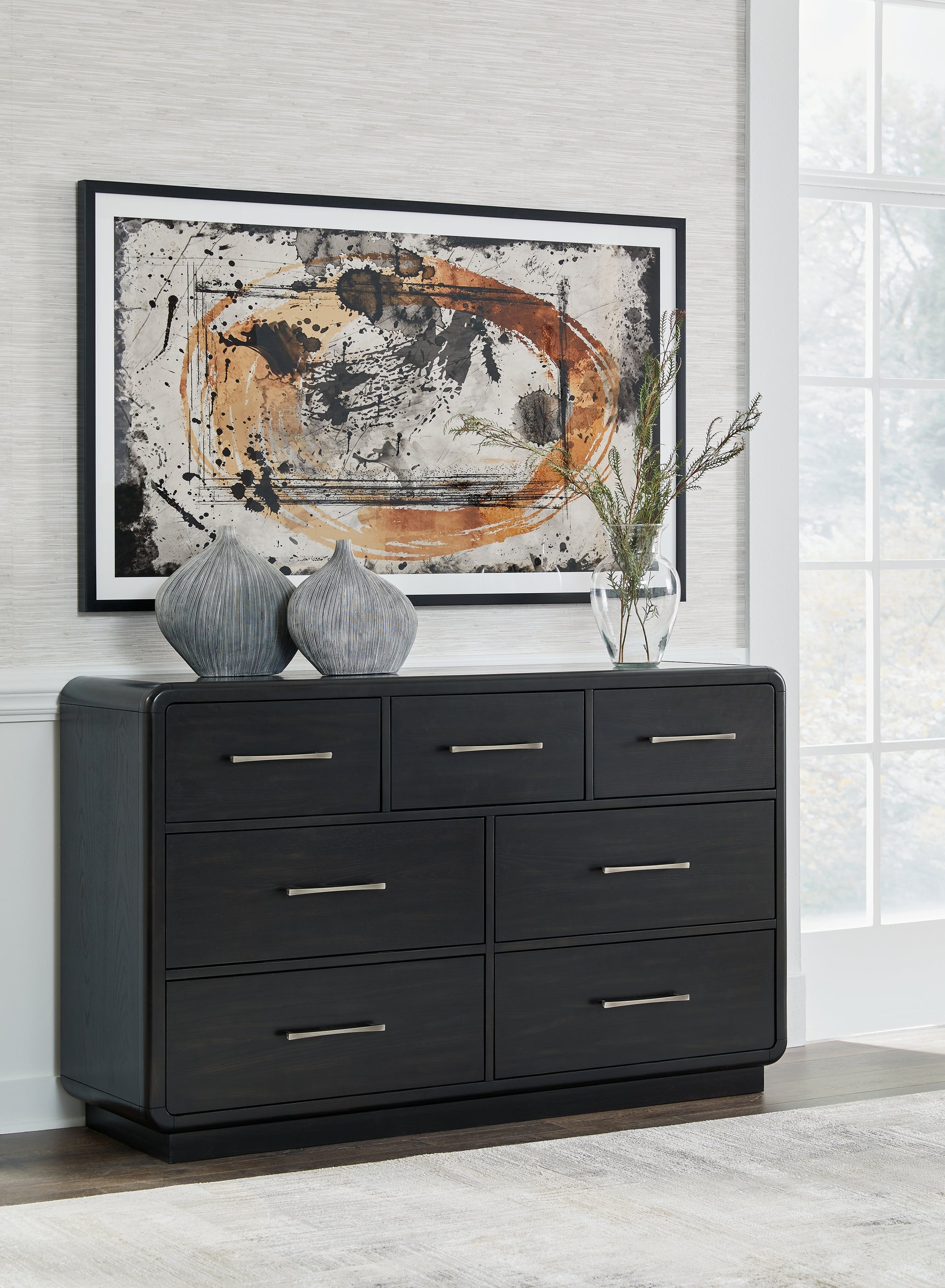 Sam's Furniture - Ashley Furniture - Rowanbeck Bedroom - Dresser / Black - B821-31