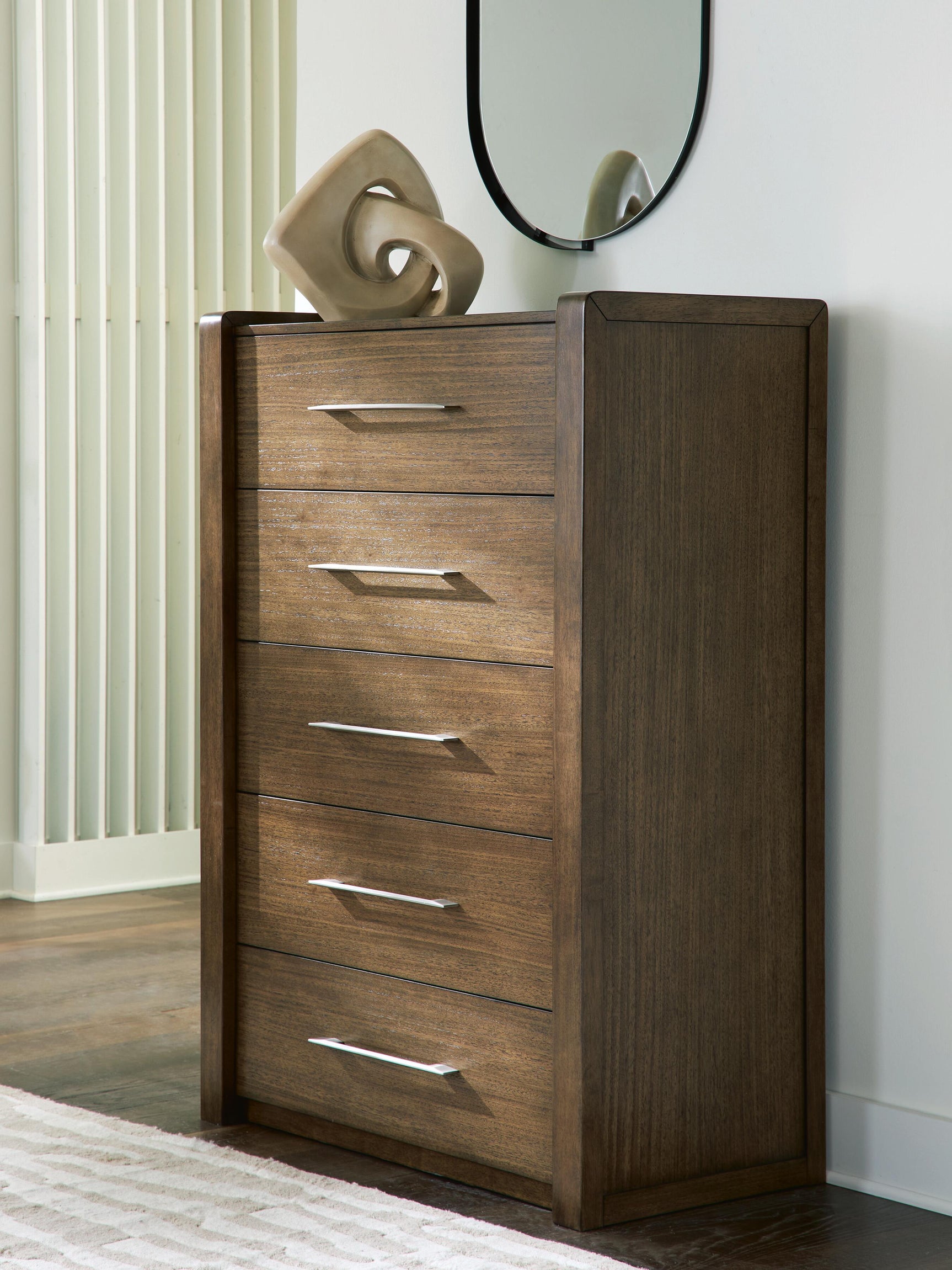 Sam's Furniture - Ashley Furniture - Marxmore Bedroom - Five Drawer Chest / Brown - B863-46