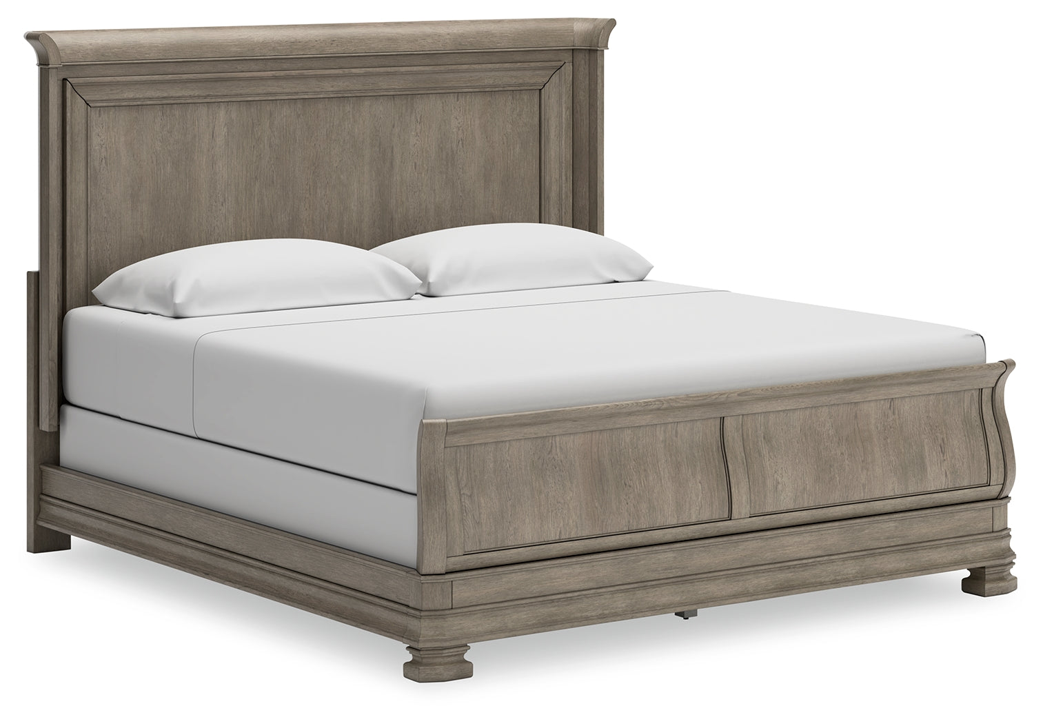 Sam's Furniture - Ashley Furniture - Lexorne Bedroom - California King Sleigh Bed / Gray - B924B5