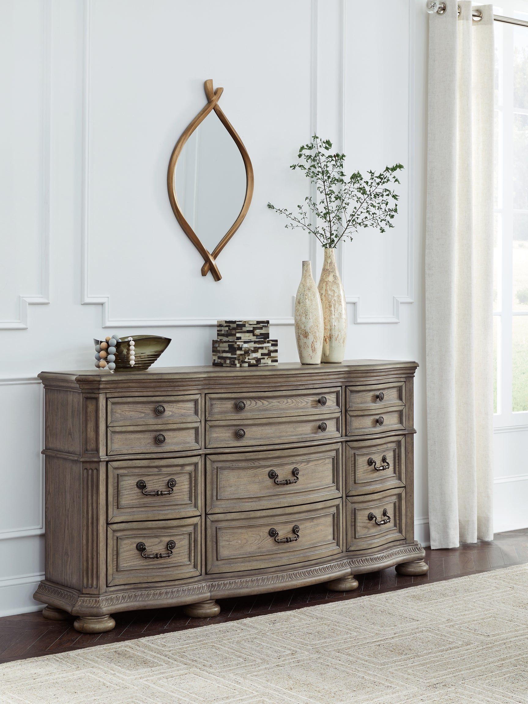 Sam's Furniture - Ashley Furniture - Ardenfield Bedroom - Dresser / Light Brown - B944-31