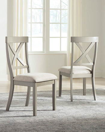 Sam's Furniture - Ashley Furniture - Parellen Dining Room - Dining Chair (Set of 2) / Gray - D291-01X2