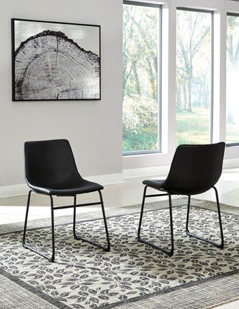 Sam's Furniture - Ashley Furniture - Centiar Dining Room - Dining Chair (Set of 2) / Black - D372-06X2