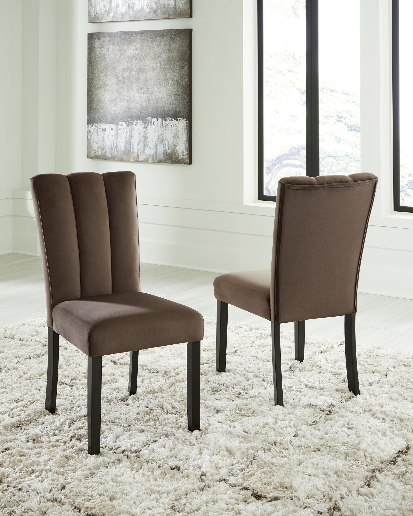 Sam's Furniture - Ashley Furniture - Jeshina Dining Chair (Set of 2) - Dining Chair (Set of 2) / Mocha - PCD581-01X2