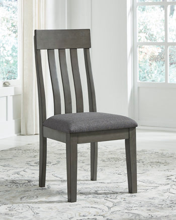 Sam's Furniture - Ashley Furniture - Hallanden Dining Room - Dining Chair (Set of 2) / Two-tone Gray - D589-01X2