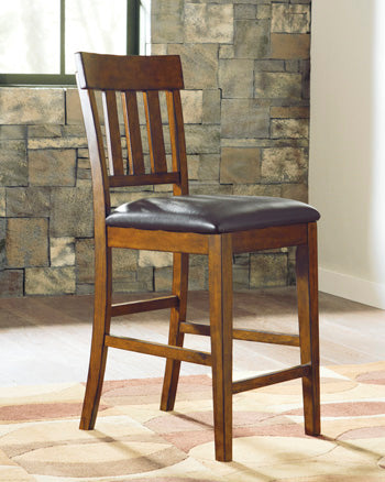 Sam's Furniture - Ashley Furniture - Ralene Dining Room - Counter Height Bar Stool (Set of 2) / Medium Brown - D594-124X2