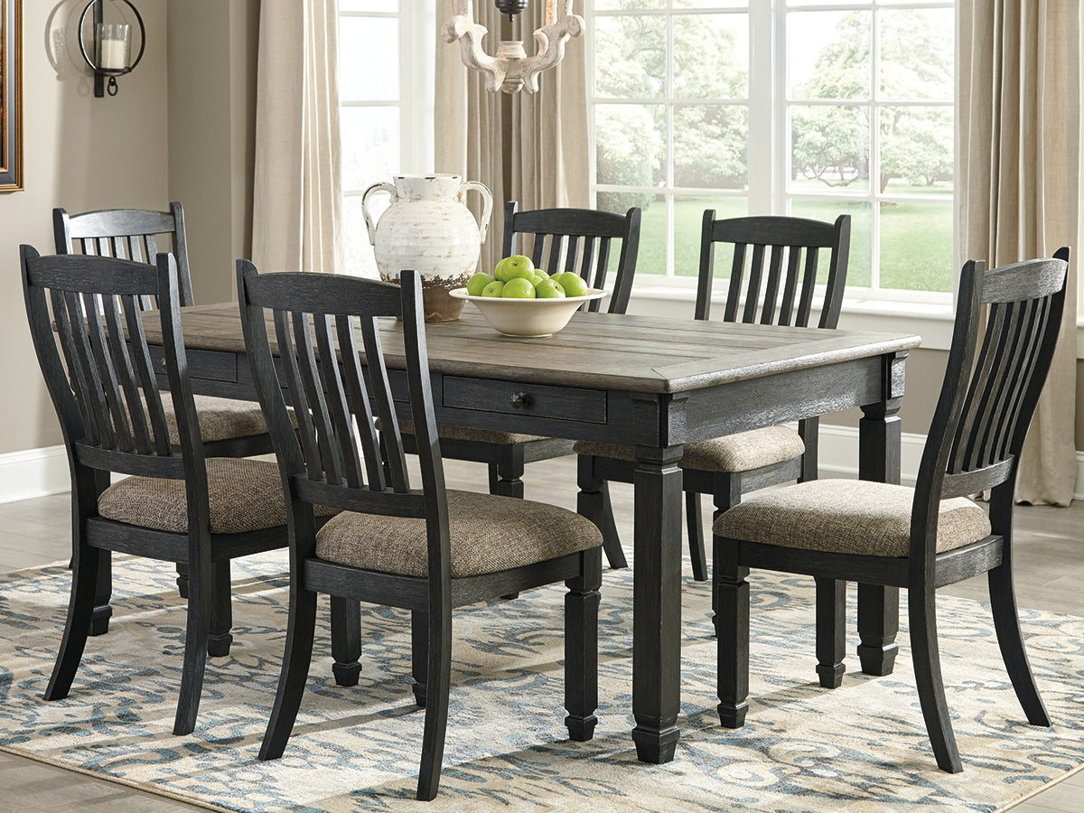 Sam's Furniture - Ashley Furniture - Tyler Creek Dining Room - Rectangular Dining Room Table / Black/Gray / 72"W x 40"D x 31"H - D736-25