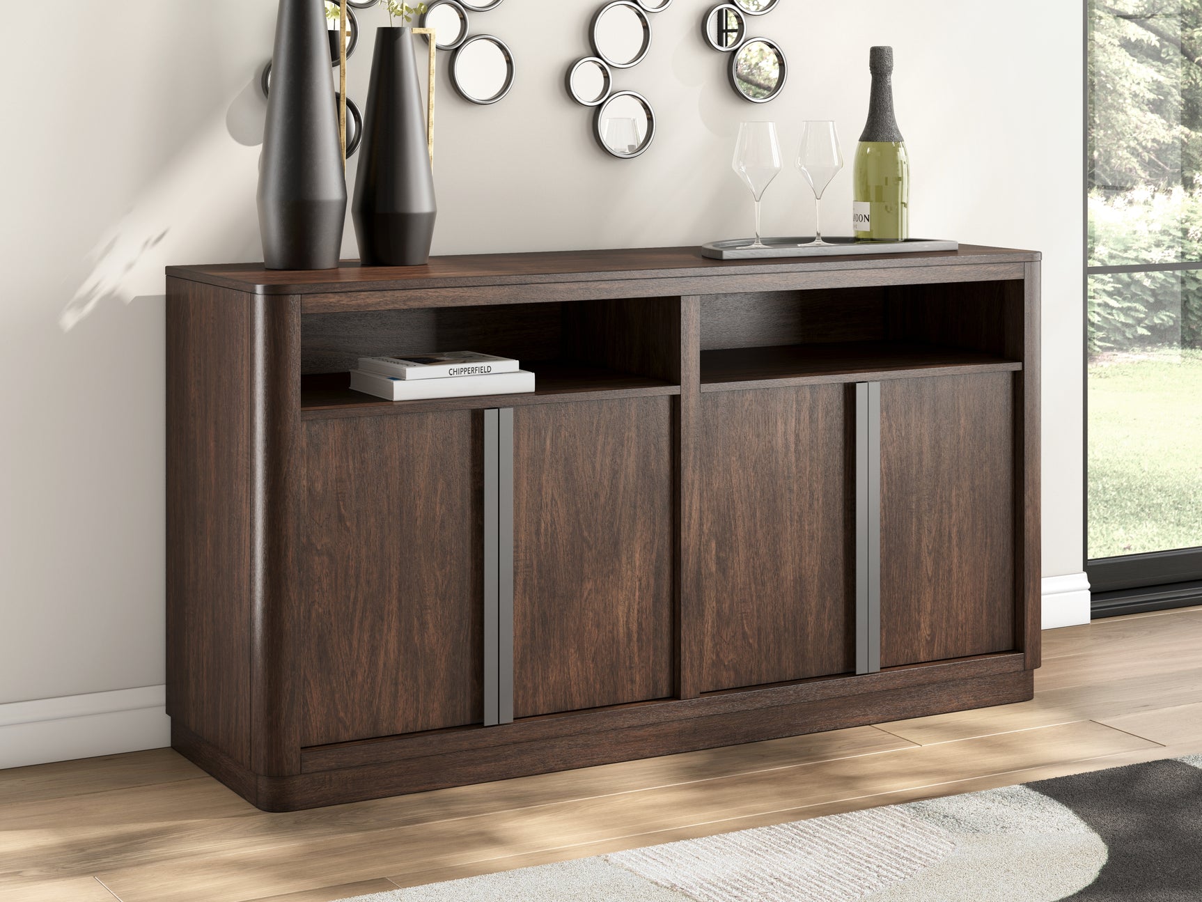 Sam's Furniture - Ashley Furniture - Dilenno Dining Server - Dining Room Server / Dark Brown - PCD857-60