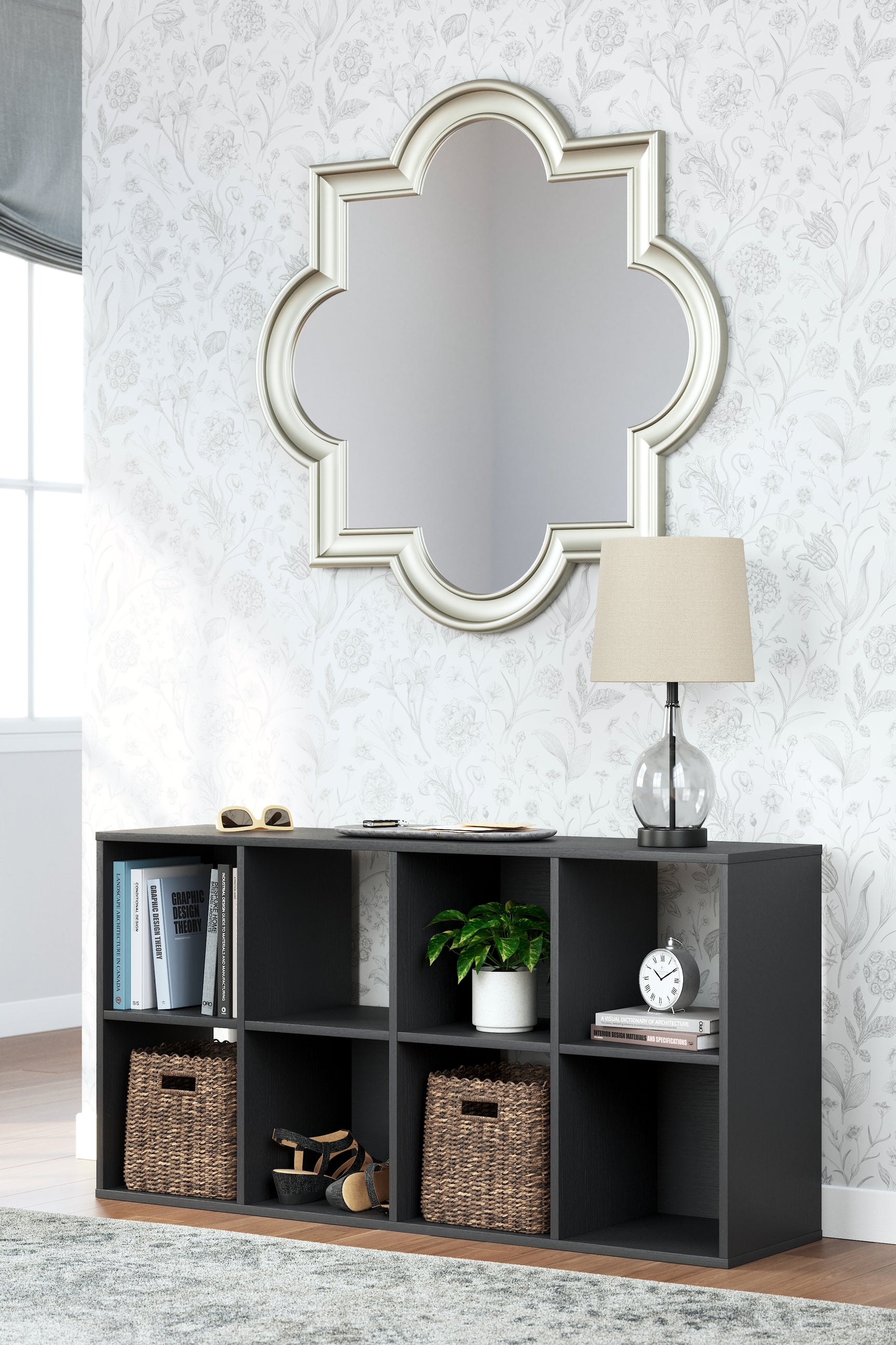 Sam's Furniture - Ashley Furniture - Langdrew Eight Cube Organizer - Eight Cube Organizer / Black - EA4957-4X2