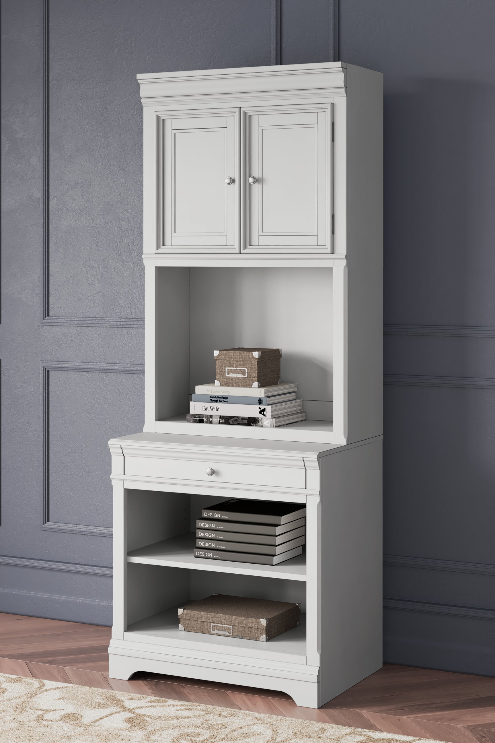 Sam's Furniture - Ashley Furniture - Kanwyn Bookcase - Bookcase / Whitewash - H777H7