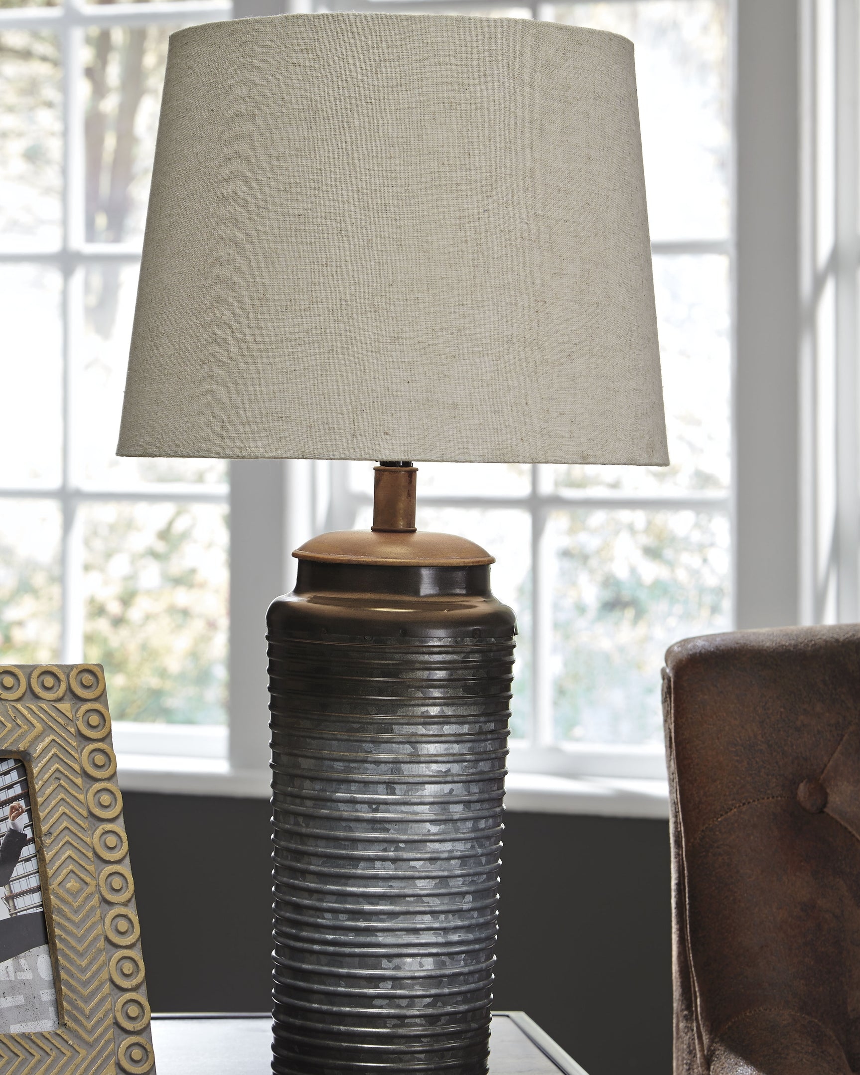 Sam's Furniture - Ashley Furniture - Norbert Lighting - Metal Table Lamp (Set of 2) / Gray - L204064