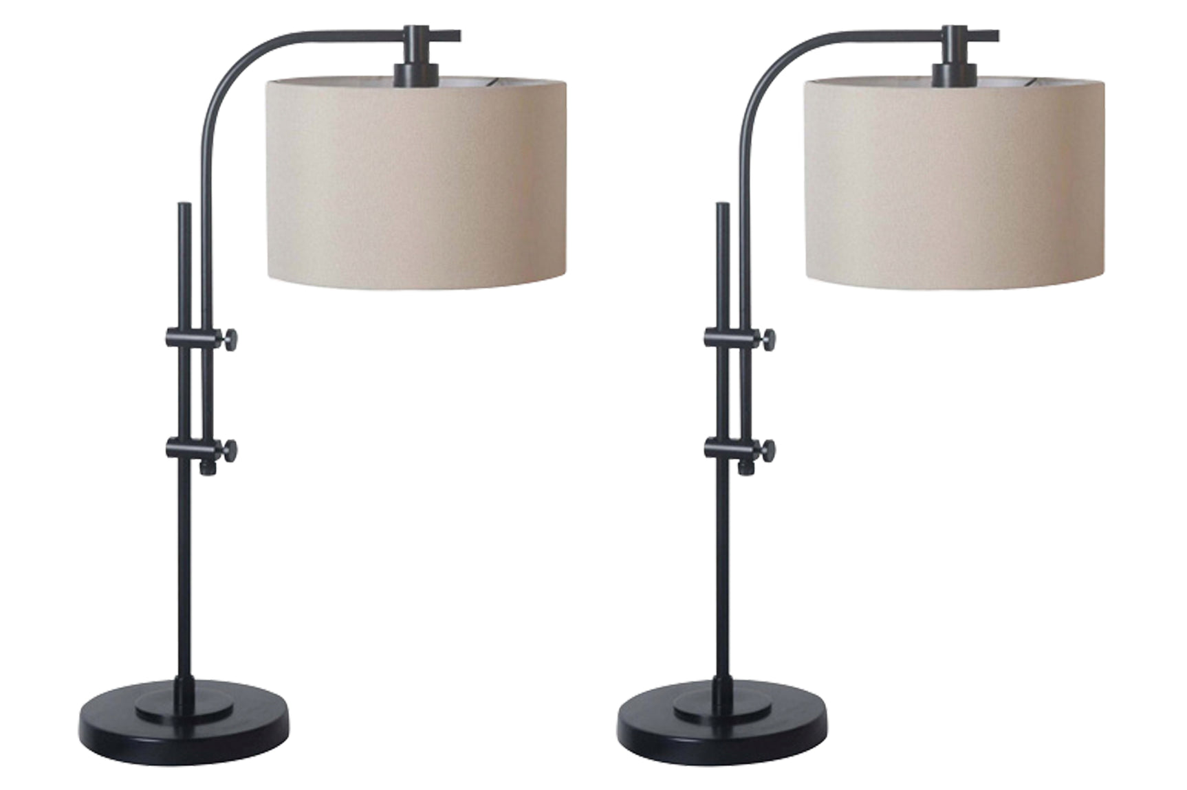 Sam's Furniture - Ashley Furniture - Baronvale Lighting - Accent Lamp (Set of 2) / Black - L206043X2