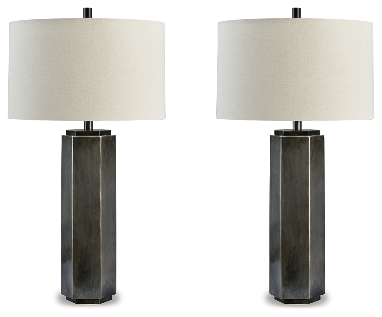 Sam's Furniture - Ashley Furniture - Dirkton Lighting - Table Lamp (Set of 2) / Antique Pewter - L208324X2
