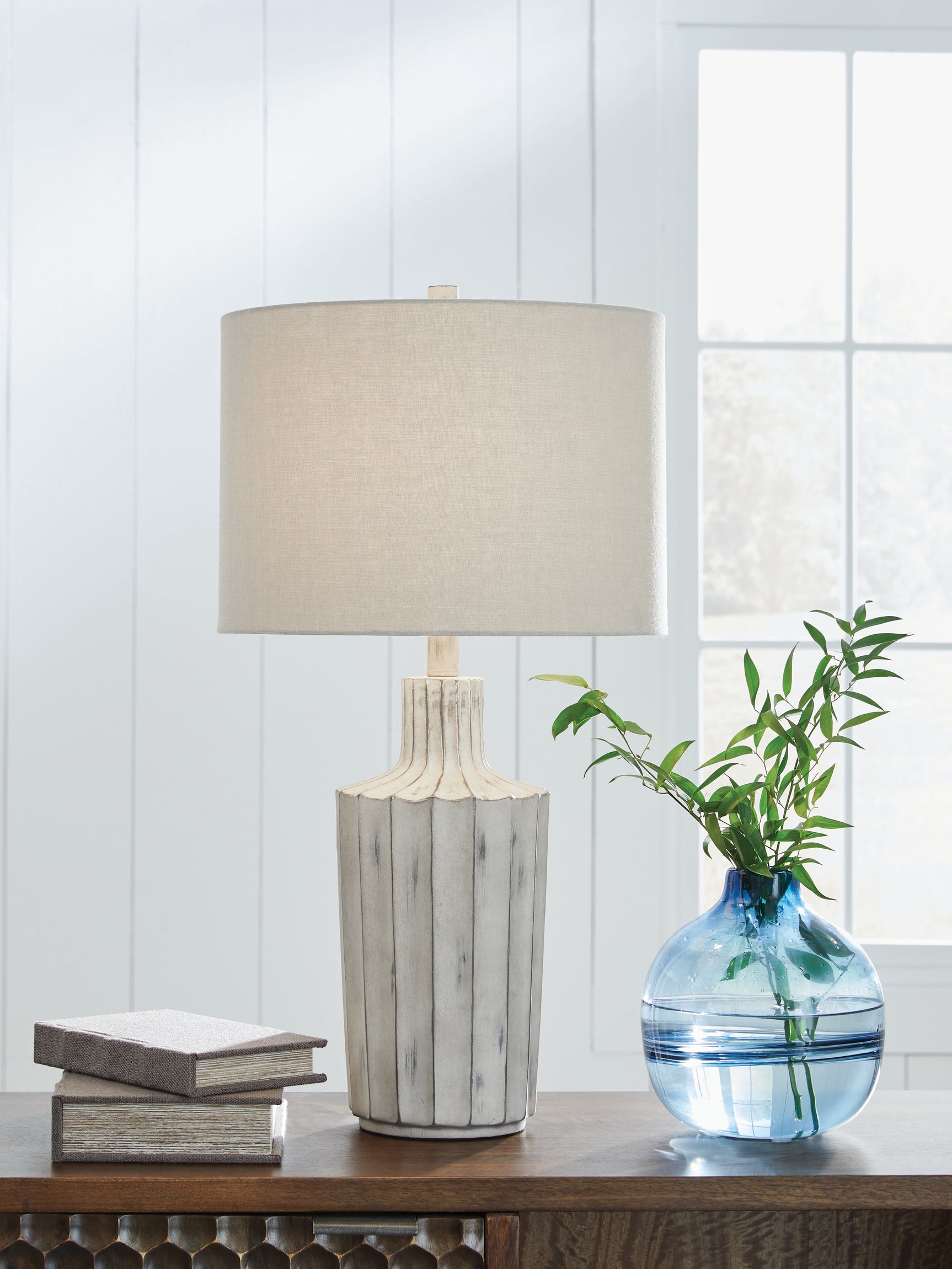 Sam's Furniture - Ashley Furniture - Imre Lighting - Poly Table Lamp (1/CN) / Distressed Brown - L235884