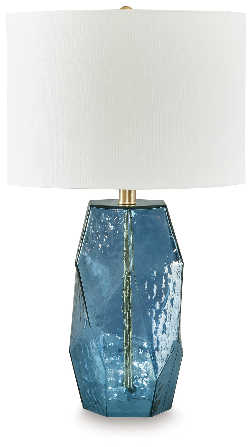 Sam's Furniture - Ashley Furniture - Tallow Lighting - Glass Table Lamp (1/CN) / Blue - L430854