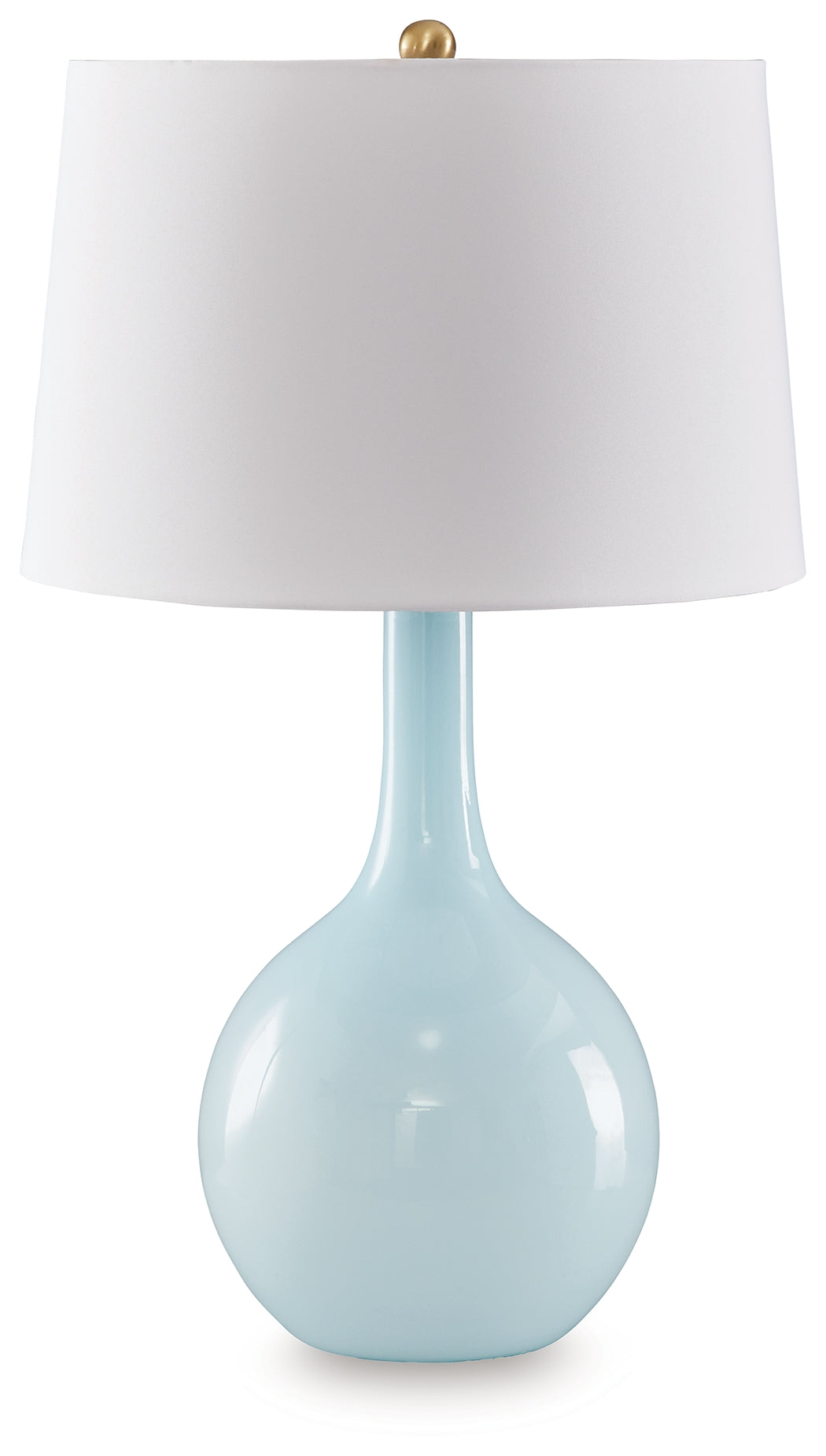 Sam's Furniture - Ashley Furniture - Rylanton Lighting - Glass Table Lamp (1/CN) / Aqua - L430874
