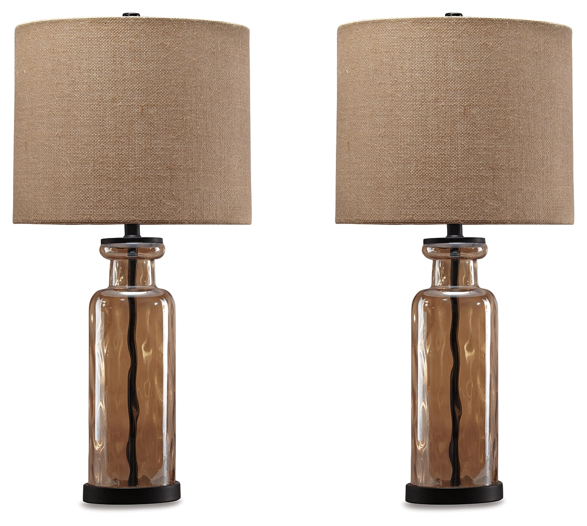 Sam's Furniture - Ashley Furniture - Laurentia Lighting - Table Lamp (Set of 2) / Champagne - L431414X2