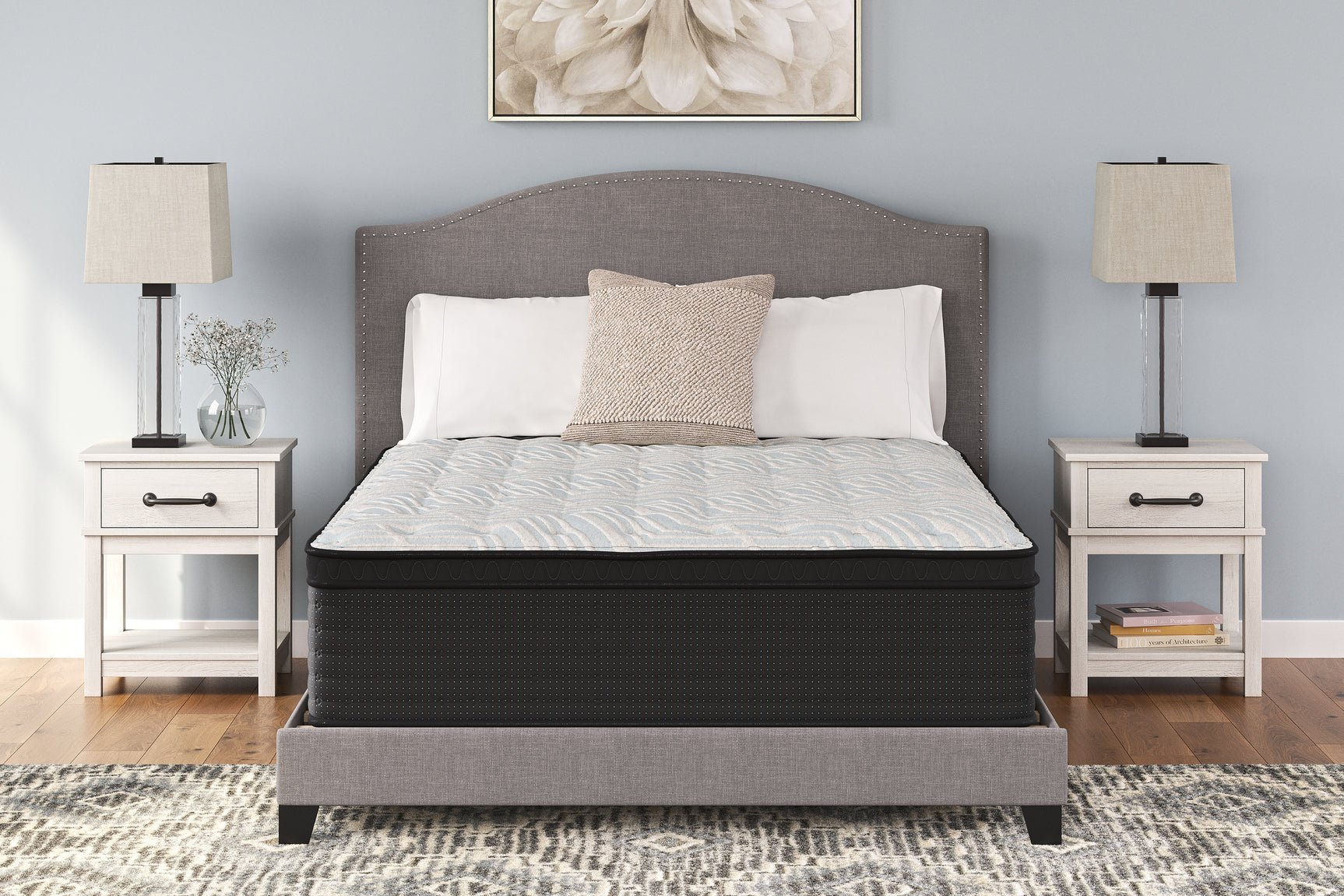 Sam's Furniture - Ashley Furniture - Palisades ET Mattresses - Queen / Gray/Blue - M41731