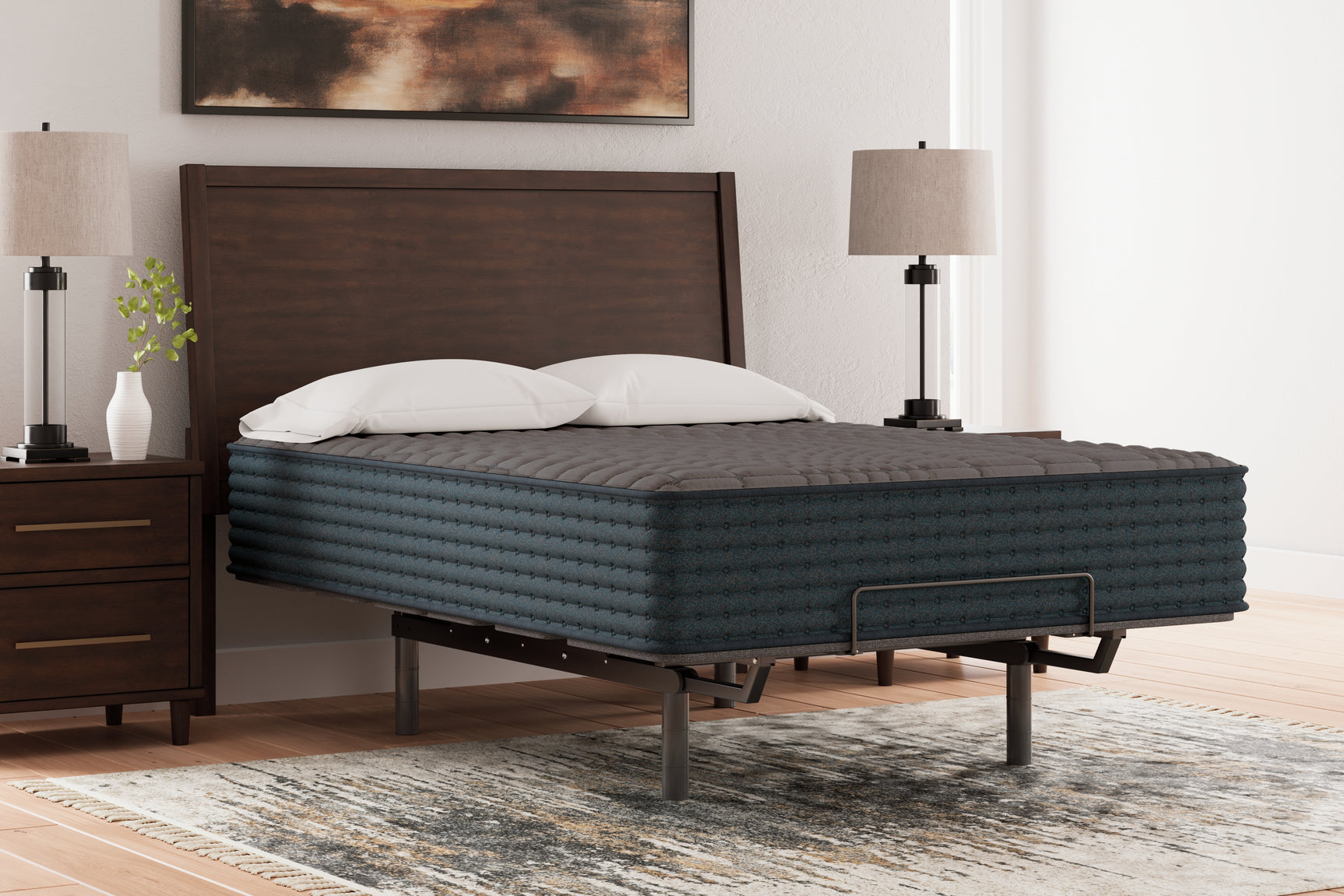 Sam's Furniture - Ashley Furniture - Gray 1200 Hybrid Mattresses - King / Gray - M43841
