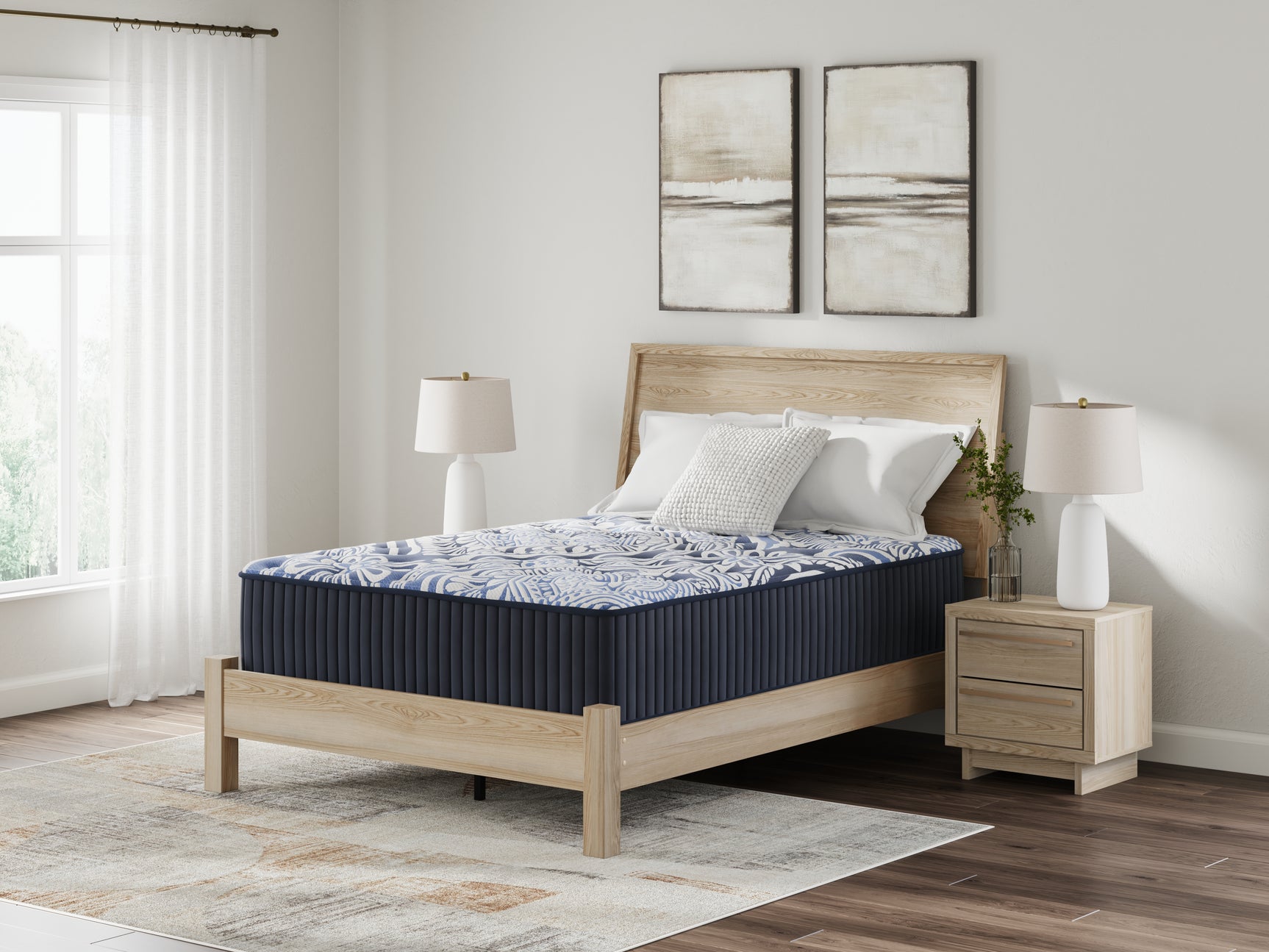 Sam's Furniture - Ashley Furniture - Firm Luxe 2.0 Mattresses - California King / Blue - M49651