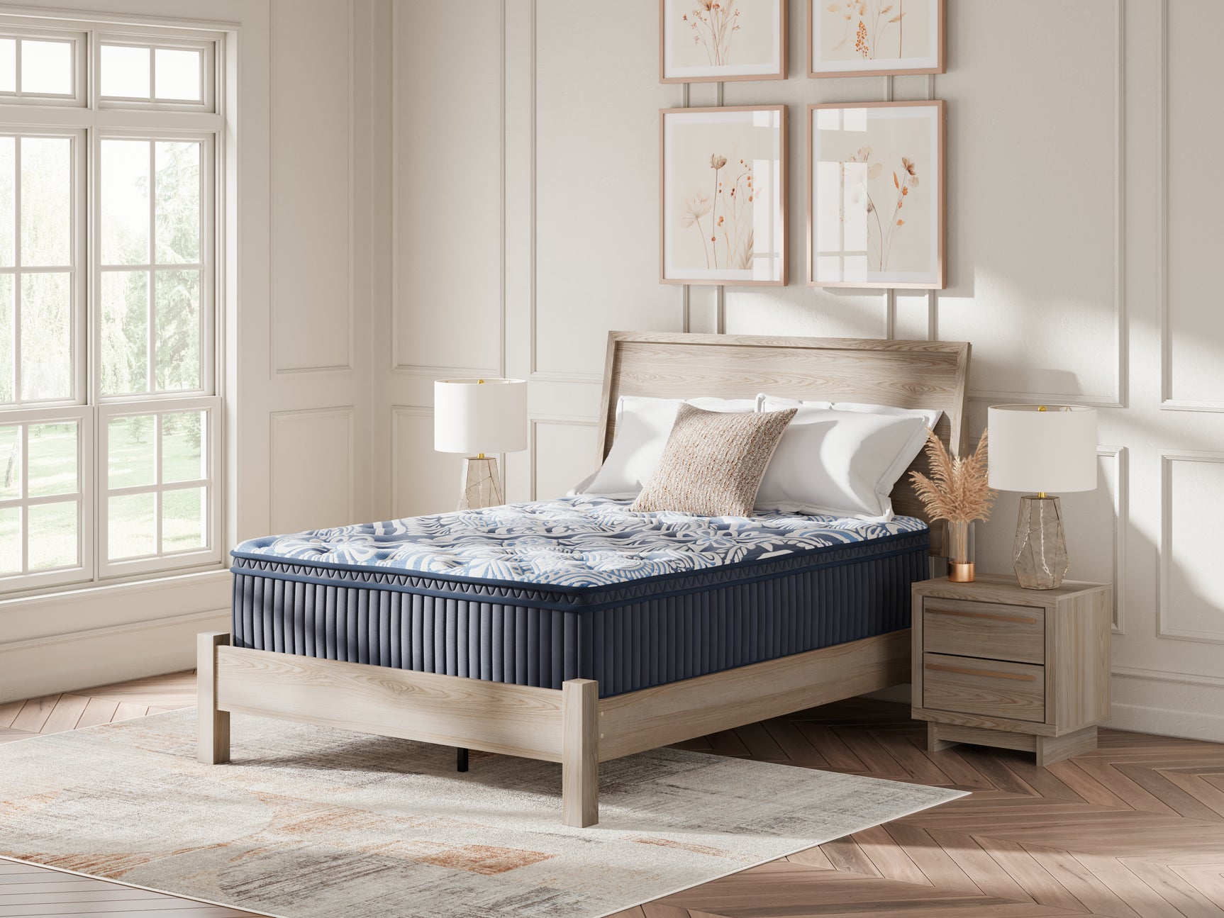 Sam's Furniture - Ashley Furniture - Plush Luxe 2.0 Mattresses - King / Blue - M49741
