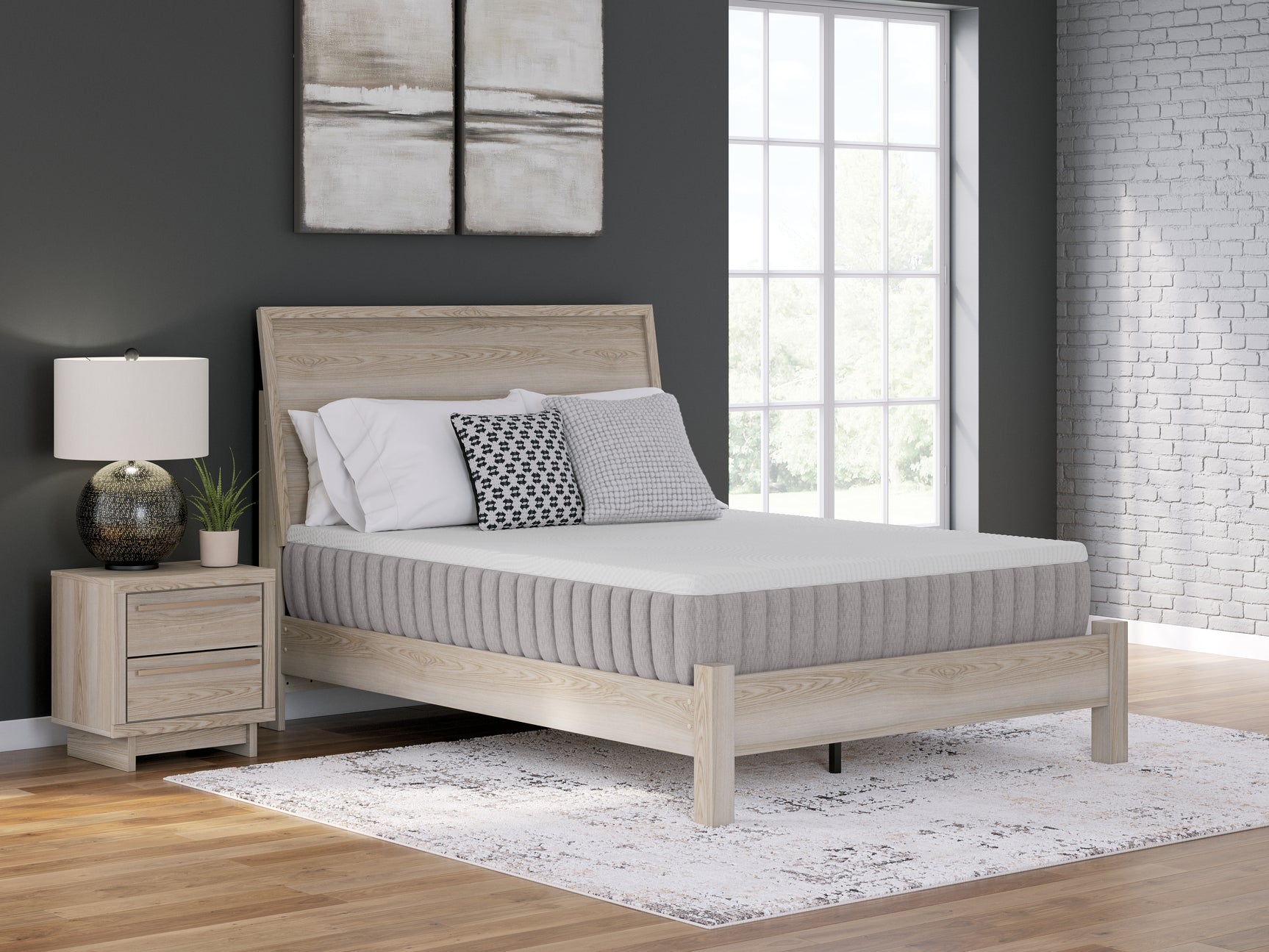 Sam's Furniture - Ashley Furniture - Terra Sleep Medium Mattresses - King / White - M52341