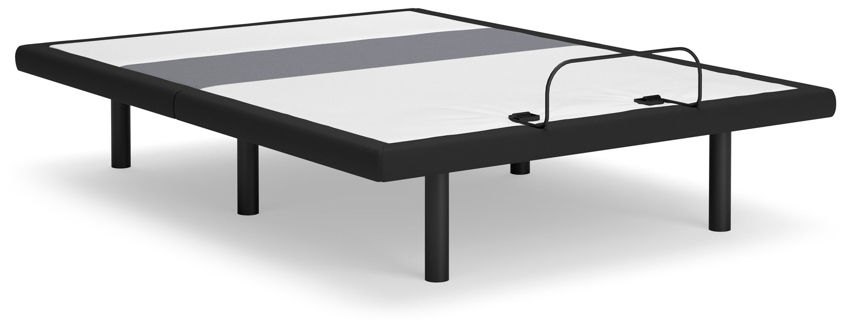 Sam's Furniture - Ashley Furniture - Best Base with Lumbar and Audio Queen Adjustable Base - Queen Adjustable Base / Charcoal Gray - M5X532
