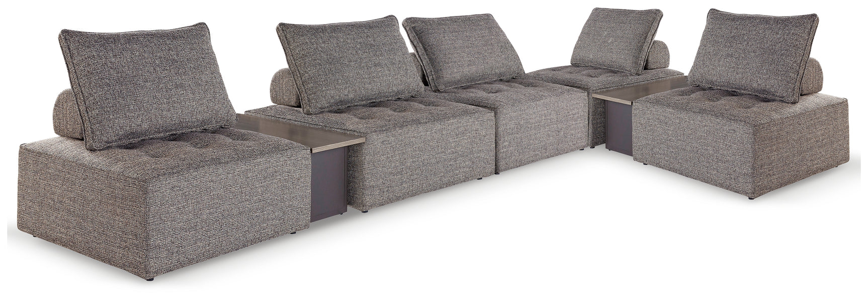 Sam's Furniture - Ashley Furniture - Bree Zee Outdoor - 7-Piece Outdoor Modular Seating / Brown - P160P13