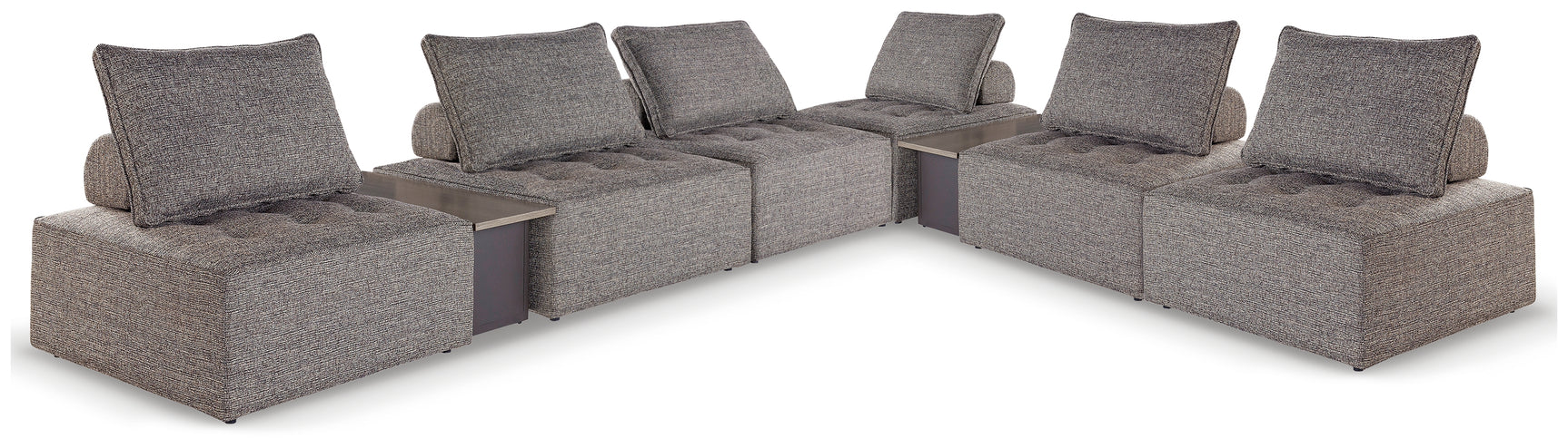Sam's Furniture - Ashley Furniture - Bree Zee Outdoor - 8-Piece Outdoor Modular Seating / Brown - P160P14