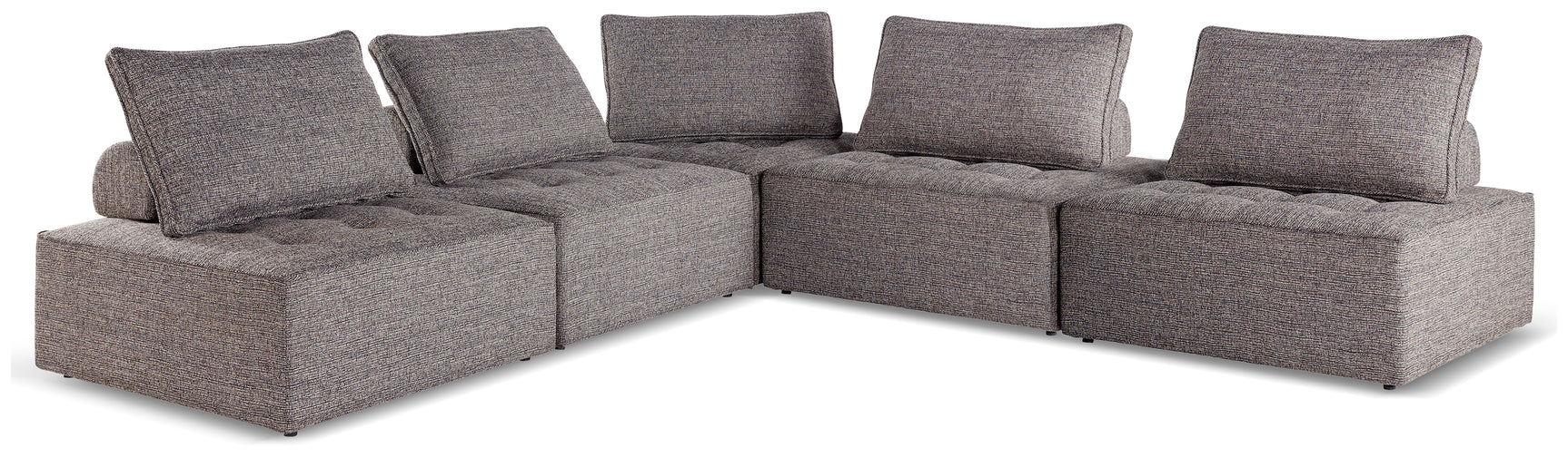 Sam's Furniture - Ashley Furniture - Bree Zee Outdoor - 5-Piece Outdoor Modular Seating / Brown - P160P10
