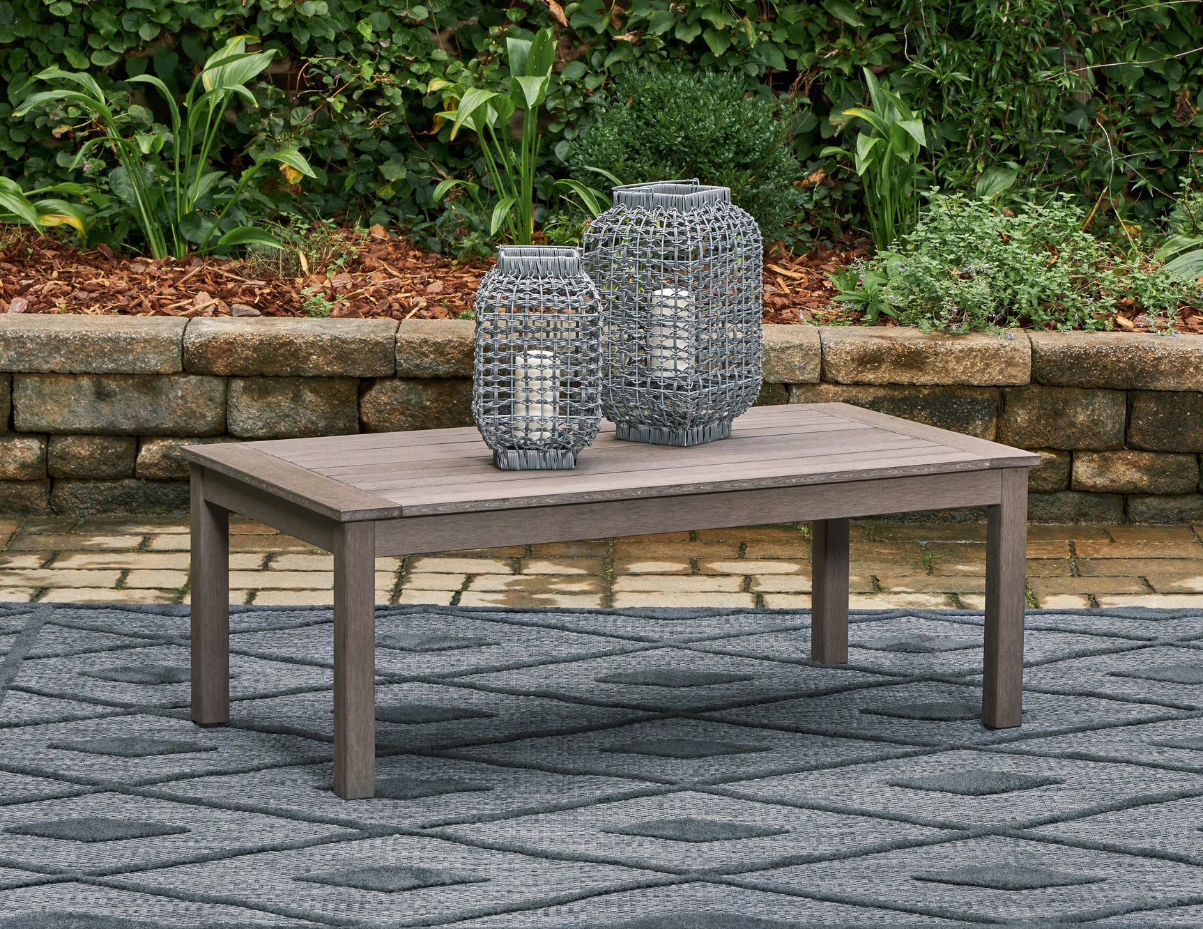Sam's Furniture - Ashley Furniture - Hillside Barn Outdoor - Rectangular Cocktail Table / Brown - P564-701