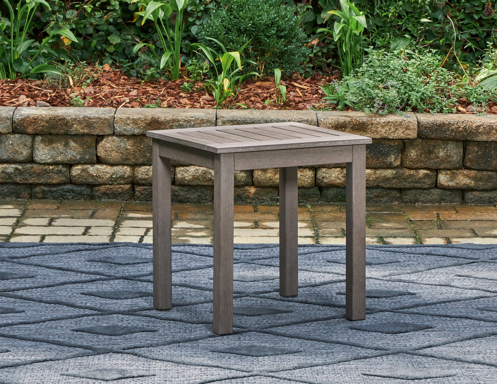 Sam's Furniture - Ashley Furniture - Hillside Barn Outdoor - Square End Table / Brown - P564-702